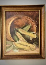 FINE FRAMED OIL PAINTING IMPRESSIONIST STYLE MODERN FARMHOUSE SUBJECT SIGNED EXC