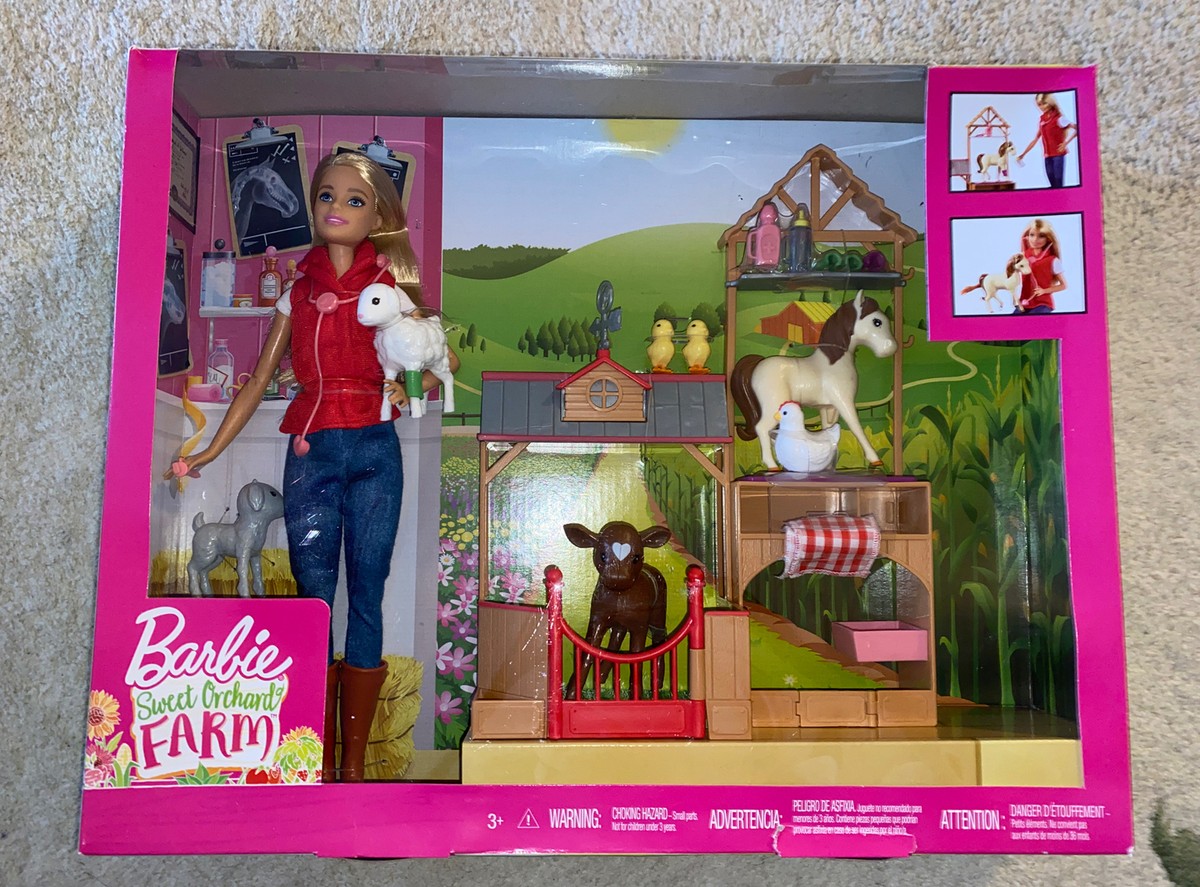 Farm Vet Barbie Sweet Orchard Farm Walmart Mattel Barbie Careers