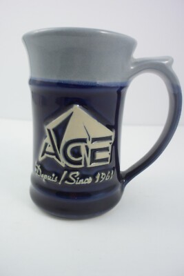 Vintage ACE Hardware Pottery Mug Stein Bilingual UNIQUE Made in USA Like  New | eBay