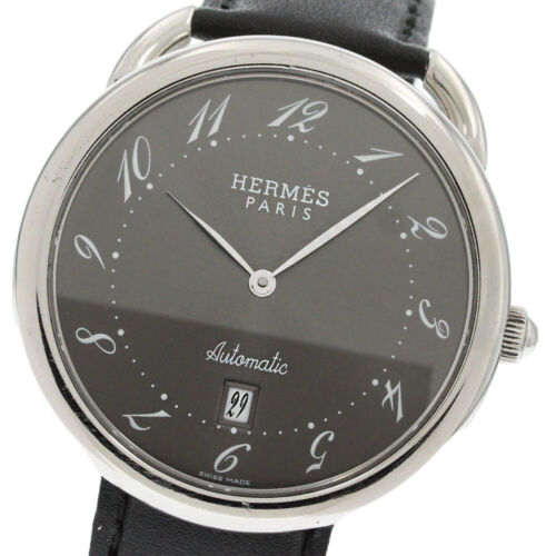 HERMES Arceau AR4.810 Date gray Dial Automatic Men's Watch_867325
