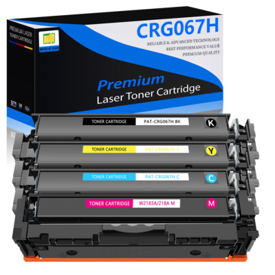 4Packs 067H 067 Toner Cartridge for Canon Color imageCLASS MF656Cdw LBP633Cdw