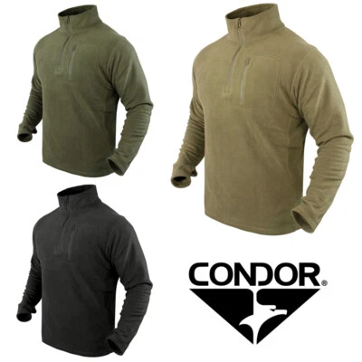 Condor 607 Tactical Pocketed Quarter Zip Fleece Pullover Fleece Jacket Sweater