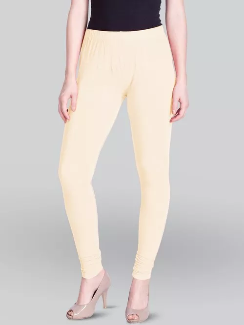 Women's Cream Color Leggings