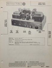 SAMS PHOTOFACT SERVICE MANUAL 145-9 H.H. SCOTT TUBE AMPLIFIER 210-B