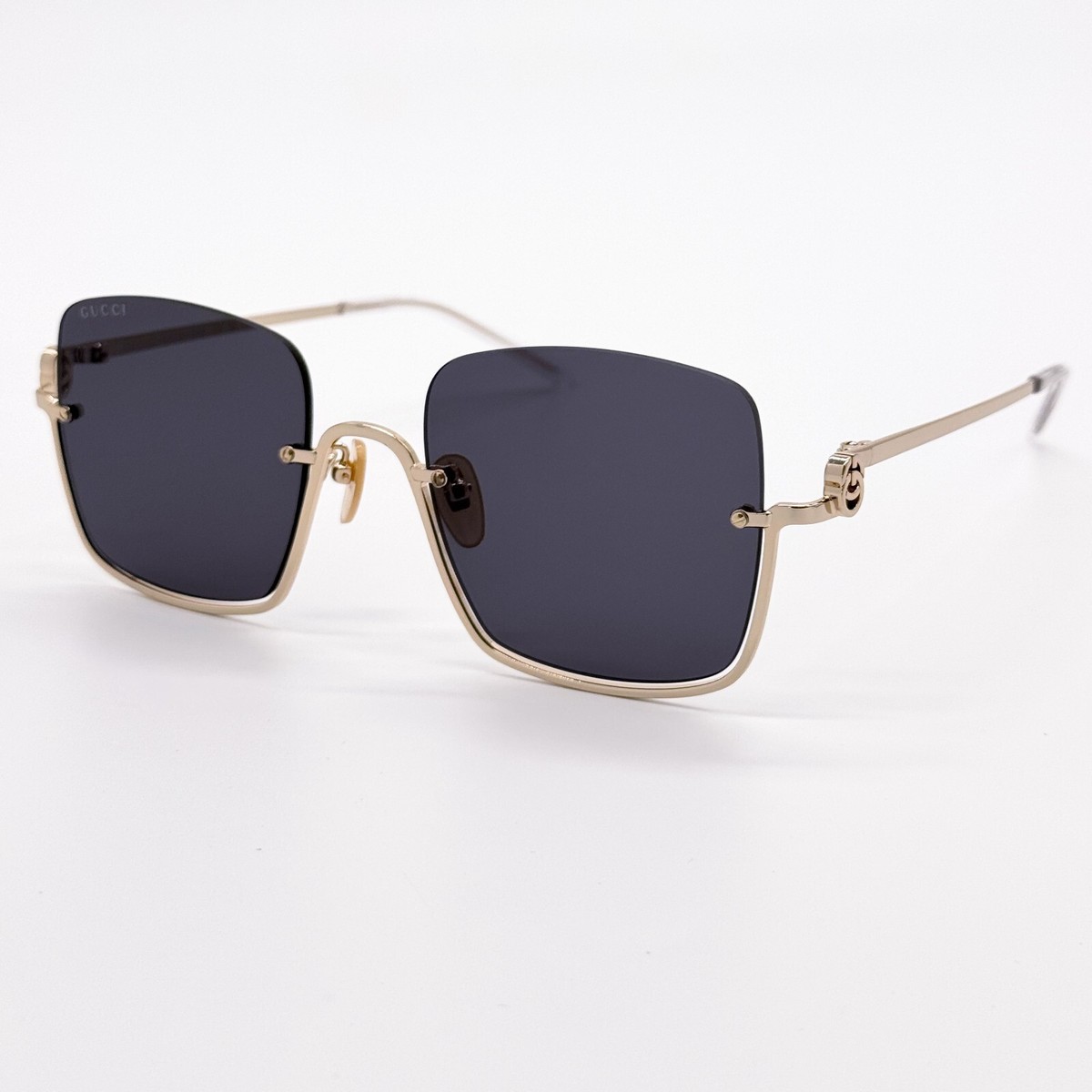 NEW GUCCI GG1279S 001 GOLD/GREY WOMEN SUNGLASSES GUCCI | eBay