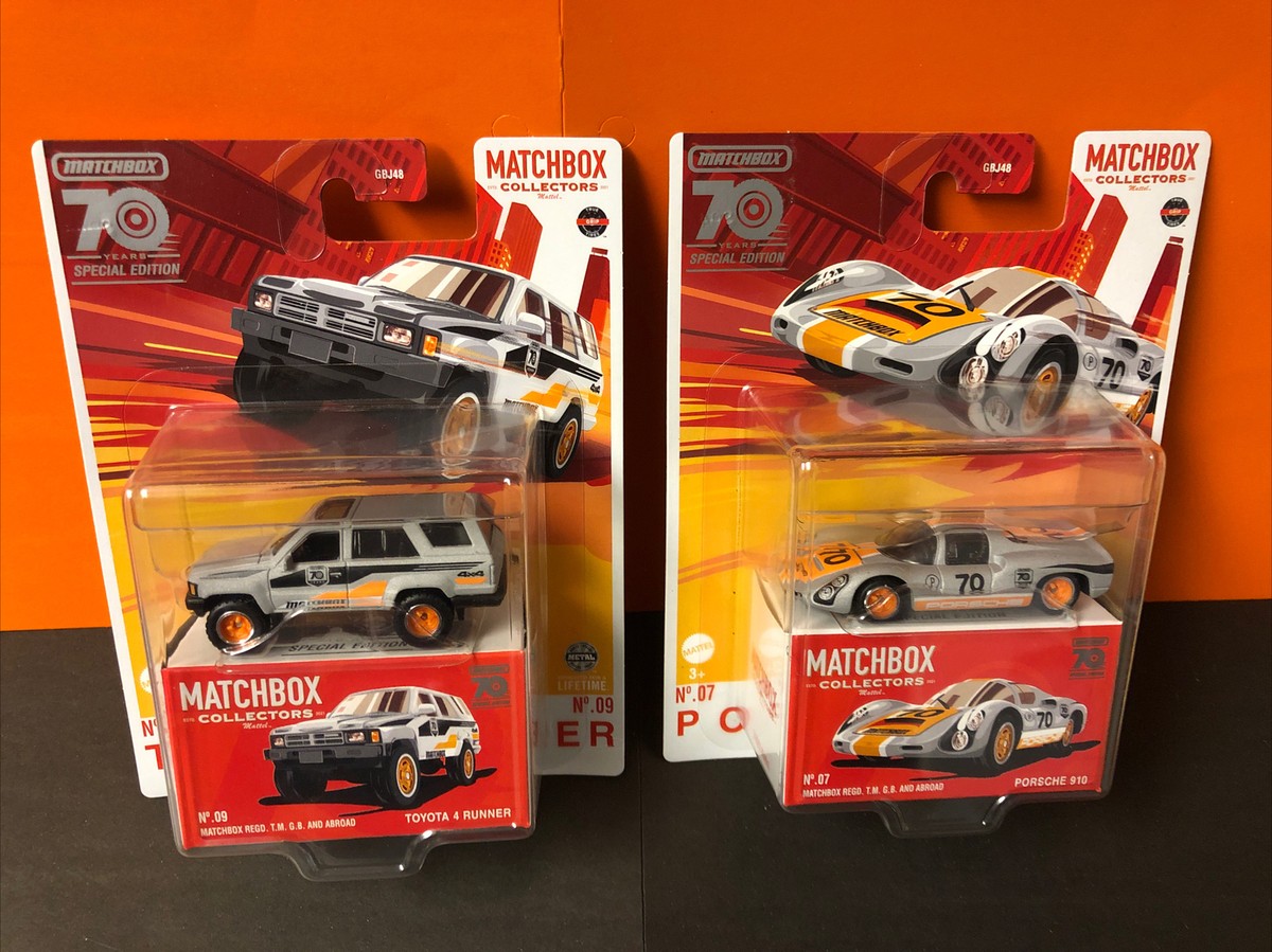 2023 MATCHBOX 70 YEARS SPECIAL EDITION TOYOTA 4RUNNER & PORSCHE