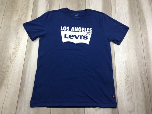 Levis Shirt Adult Medium Blue White 