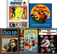 Comic Collections KATZENJAMMER KIDS, BLONDIE, CISCO KID, MOON MULLINS, MANDRAKE