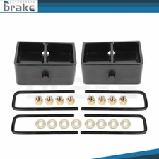 3 Rear Blocks Leveling Lift Kit U Bolts Fits Toyota Tundra 1999-2019 2wd 4wd
