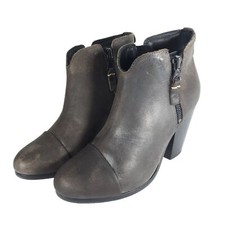 RAG BONE Women's Margot US 6 EU 36,5 Brown Leather Ankle Booties Boots