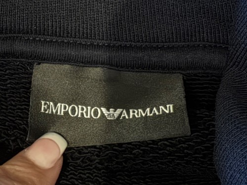 Emporio Armani Black Eagle Hoodie Sweatshirt SIZE XXL Style #6R1ME41JWPZ - Picture 9 of 14