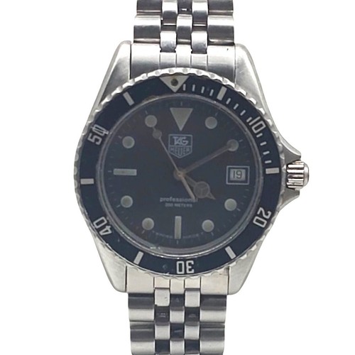 Tag Heuer Professional 200 Meters Stainless Steel Watch 980.013B Swiss Case
