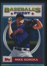 2020 Topps Baseball's Finest Flashbacks #65 Mike Soroka Atlanta Braves