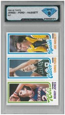 1980-81 Topps BOBBY JONES - CHRIS FORD - JIM HASSETT #67 💎 DSG 9 Mint