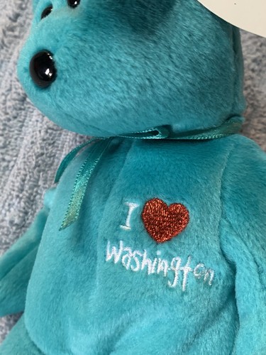Peluche TY Beanie Baby: ""Washington"" the Bear 2004 - Imagen 4 de 11
