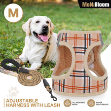 Breathable Mesh Dog Pet Harness Adjustable Control Reflective Vest and Leash Set