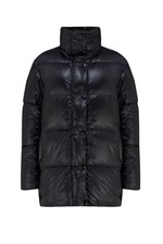 New Women's Duvetica Miram $1099 Nero Black Down Jacket Waterproof Coat 44 / 8