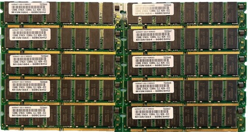メモリー / MT16LD464AG- 6 X COMPUTER MEMORY MODULE 168 PIN | eBay