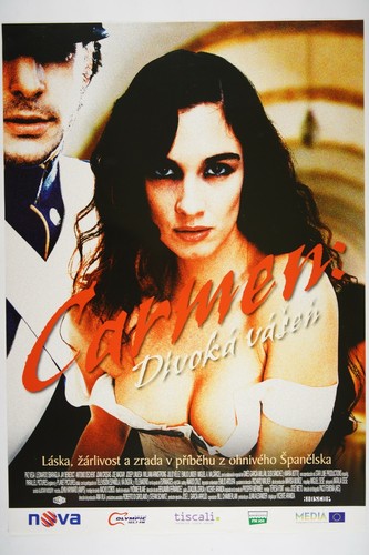 CARMEN 23x33 Original RARE Czech movie poster 2003 PAZ VEGA, VICENTE ARANDA
