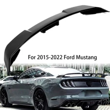 For 15-20 Ford Mustang S550 GT Style Gloss Black Painted Rear Trunk Spoiler Wing