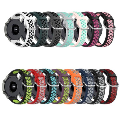 For Huawei Watch GT2 Pro/ GT 2e 22MM Silicone Wrist Band Strap Double Color