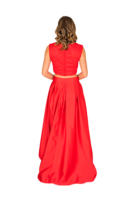 Formal Train Skirt & Lace Top Combo Dress For Women| Ideal Women's Casual  Sleep | eBay