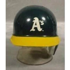 TWO OAKLAND A'S BASEBALL HELMET VINYL STICKER DECAL BATTING HELMET DECAL