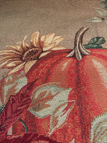 "Tapiz de calabaza girasol otoño corredor de mesa 35"" X 13,5"" Croft y carretilla" - Imagen 3 de 10