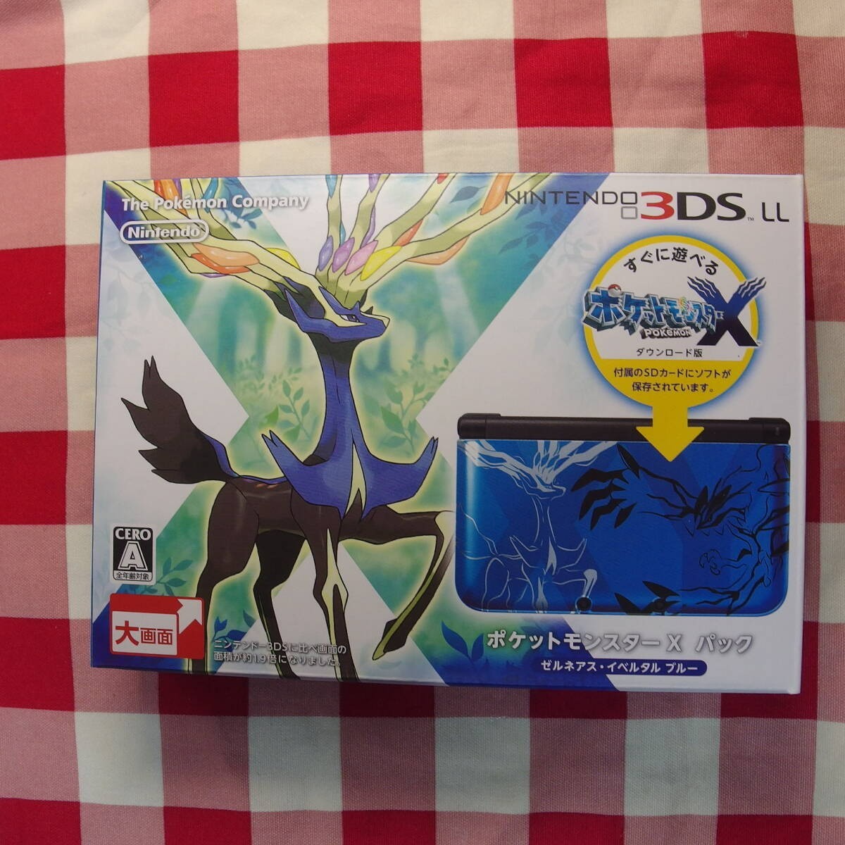 Nintendo 3DS LL Pokemon X Pack Xerneas - Ibertal Blue for
