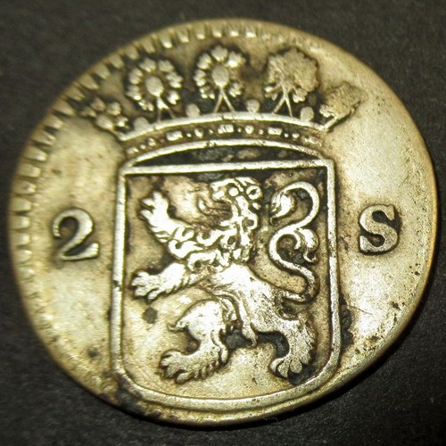 Certificate Authenticity 1730 Dutch Colonial New York Silver Loin Dime Hollandia