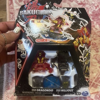 Bakugan Street Brawl Clash Pack Set (Dragonoid & Nillious) Target Exclusive! New