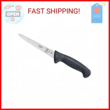 Mercer Culinary M23406 Millennia Black Handle, 6-Inch Wavy Edge, Utility Knife