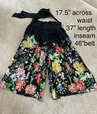 NEW with tag 178, Johnny Was Floral Palazzo Pants with belted waist