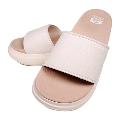 Reef Cushion Bondi Bay Slides/Beige/ Women's Size 8