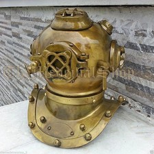 Antiker Messing Tiefsee US Navy Mark V Tauchen Marine Taucher Helm 7 Zoll