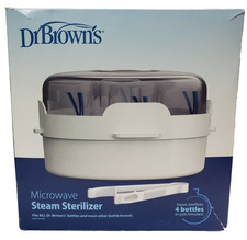 Dr. Brown's Microwave Steam Sterilizer Quickly Sterilize Baby Bottles BPA Free