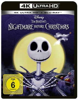 Nightmare before Christmas UHD BD | 4K Ultra HD Blu-ray + Blu-ray | Blu-ray Disc