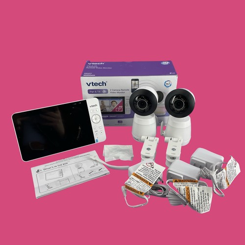 VTech Smart HQ Max Twin 1080p FHD 7" WiFi Baby Monitor 356600 #U8423