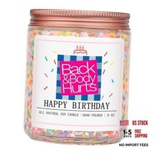 Birthday Candles Gifts for Her and Him, Birthday Back & Body Hurts Birthday