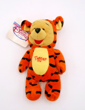 VINTAGE DISNEY STORE WINNIE THE POOH AS TIGGER BEANBAG PLUSH NWT HALLOWEEN