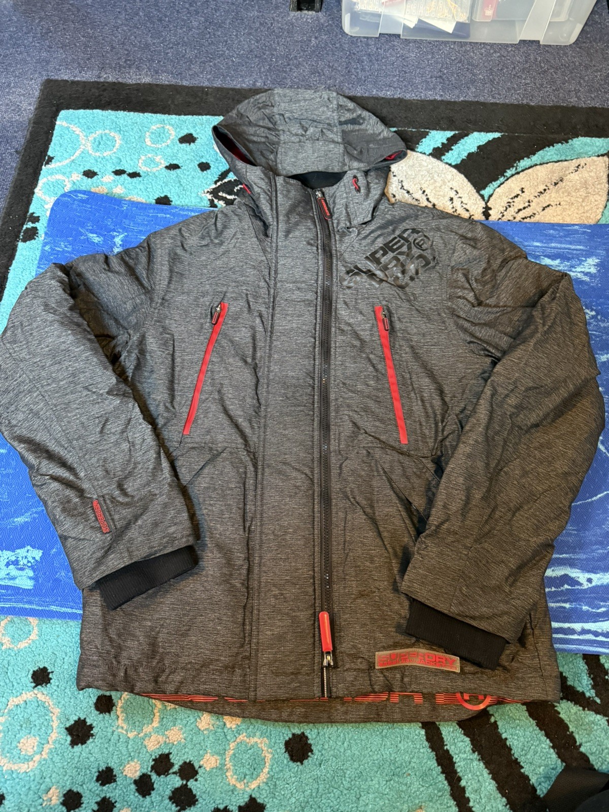 Medium  Superdry Silver / Grey Windattacker With … - image 1