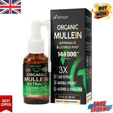 Mullein Leaf Extract Spray For Lungs Health - 144000mg Lung Cleansing 30ml