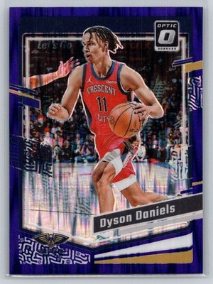 2023-24 Donruss Optic #186 Dyson Daniels Purple Shock