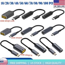 Lot 10cm 140W Laptop Charger Converter USB TypeC PD Power Charging Cable Adapter