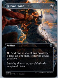 Fellwar Stone (Borderless) #657 Commander Masters
