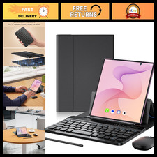 4-in-1 Mini Wireless Keyboard Case for Galaxy Z Fold 8/7/6/5 - Slim, Portable, M