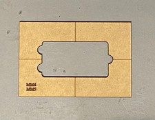 Modello pickup routing basso stile Music Man - modelli di routing liutaio