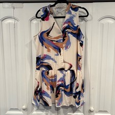 Nine West Multi Color Dress Size Medium