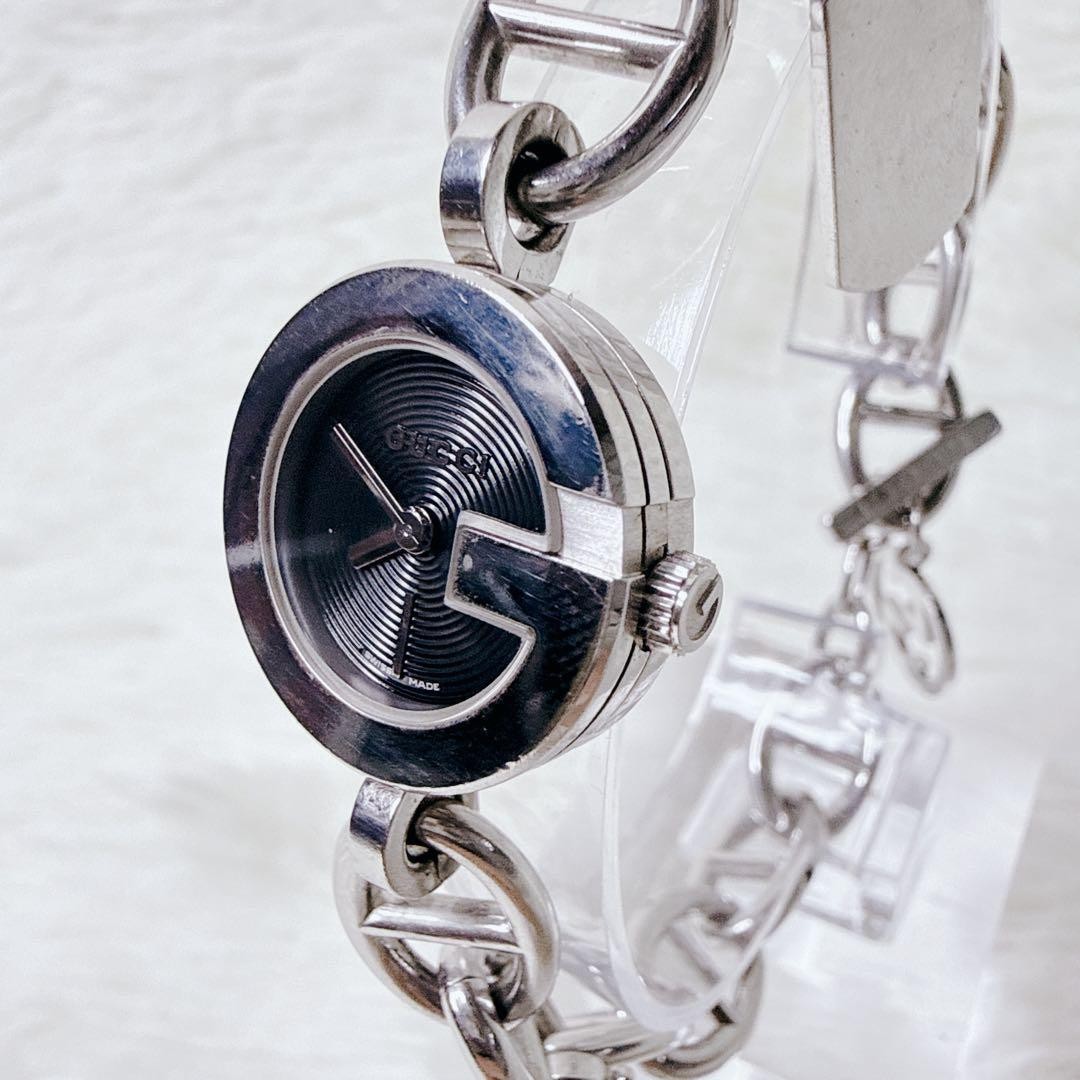 GUCCI 107 G face Watch Archive Timepiece Bracelet Style Vintage Authentic image 4