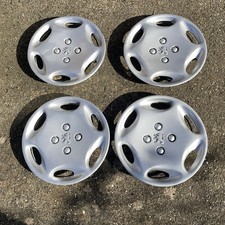 Set of Genuine Peugeot 106 13" Wheel Trims Hub Caps x4